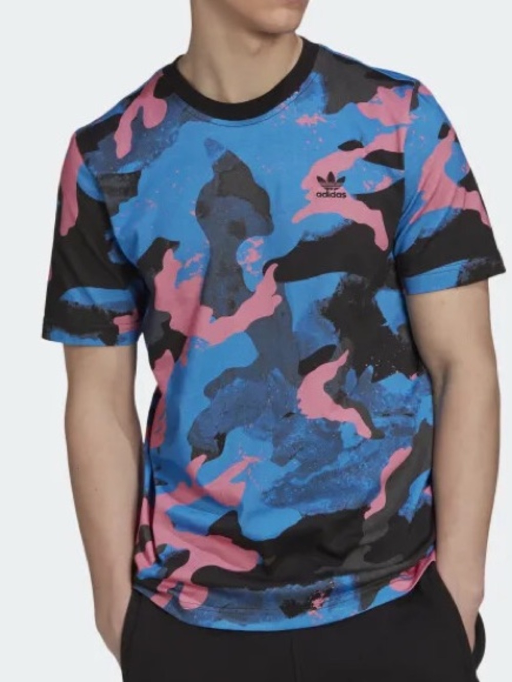 Adidas | Camo Series Allover Print Trefoil T-Shirt Size Medium